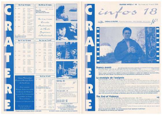 Programme 18 du 4 mars au 14 avril 1998