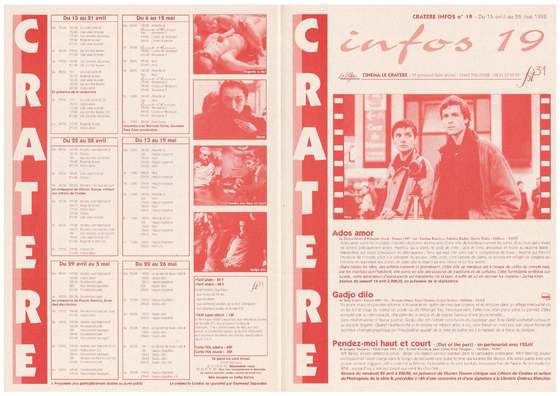 Programme 19 du 15 avril au 26 mai 1998