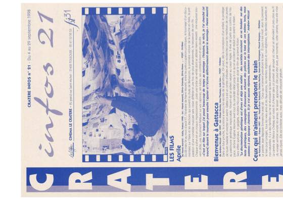 Programme 21 du 4 au 29 septembre 1998