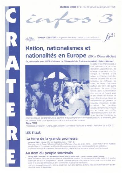 Programme 3 du 10 janvier au 23 janvier 1996