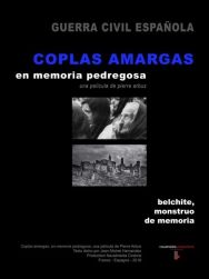 Coplas amargas, a la memoria pedregosa