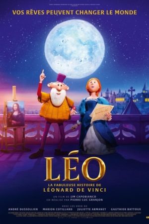 Affiche du film Léo, la fabuleuse histoire de Léonard de Vinci