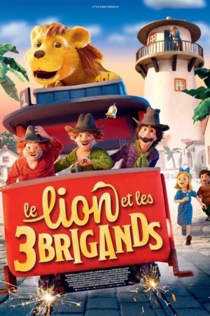 Affiche du film Le Lion et les trois brigands