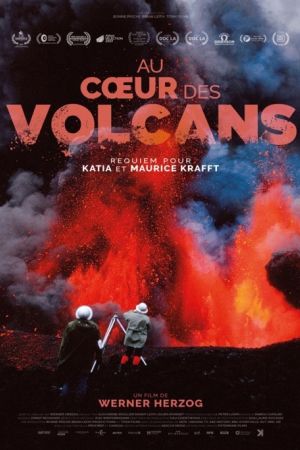 Affiche du film Au cœur des volcans : Requiem pour Katia et Maurice Krafft